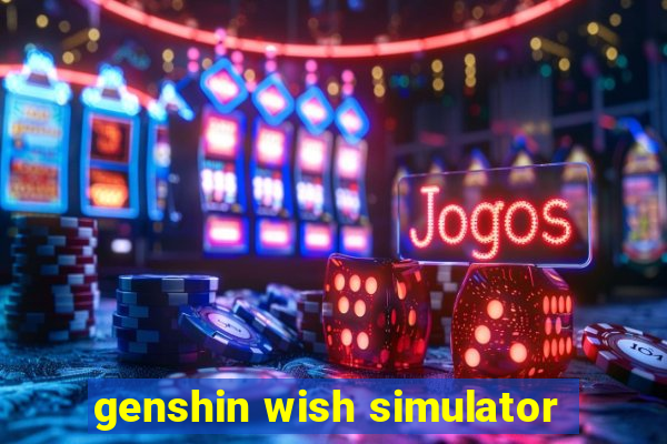 genshin wish simulator