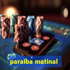 paraiba matinal