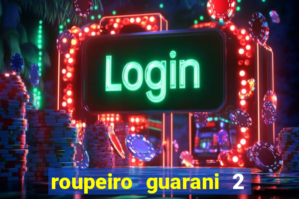 roupeiro guarani 2 portas de correr com espelho