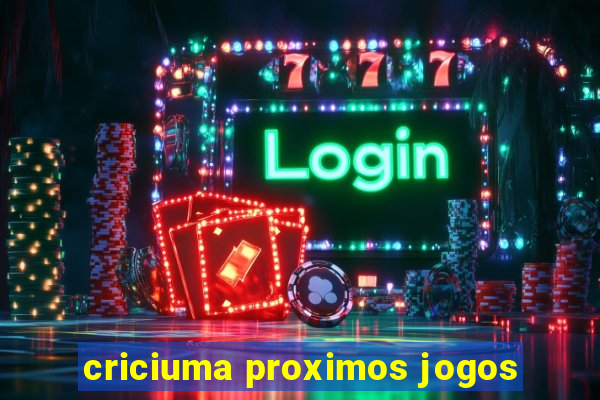 criciuma proximos jogos