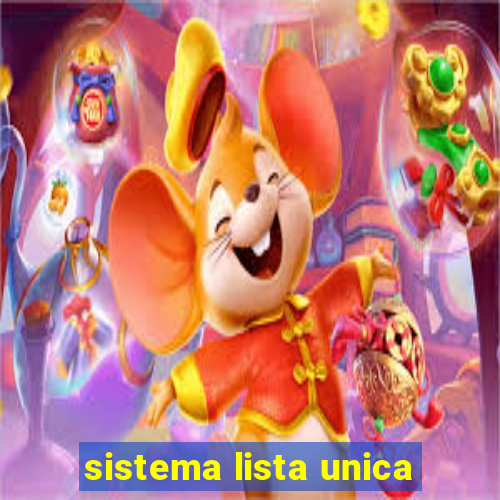 sistema lista unica